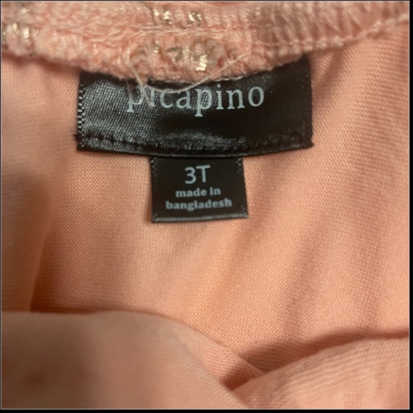 Set of 2 Girls Rompers- Green Floral and a Peach color Pineapple foil Print. - Picture 11 of 14